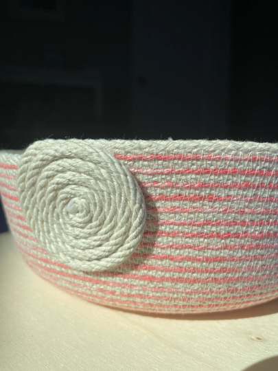 Coiled Cotton Rope Bowl/Basket – Spuris Basket Company
